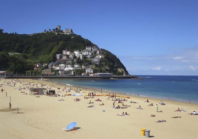 New Apartment & Terrace. Steps To Ondarreta Beach Añorga-Lugariz 외부 사진